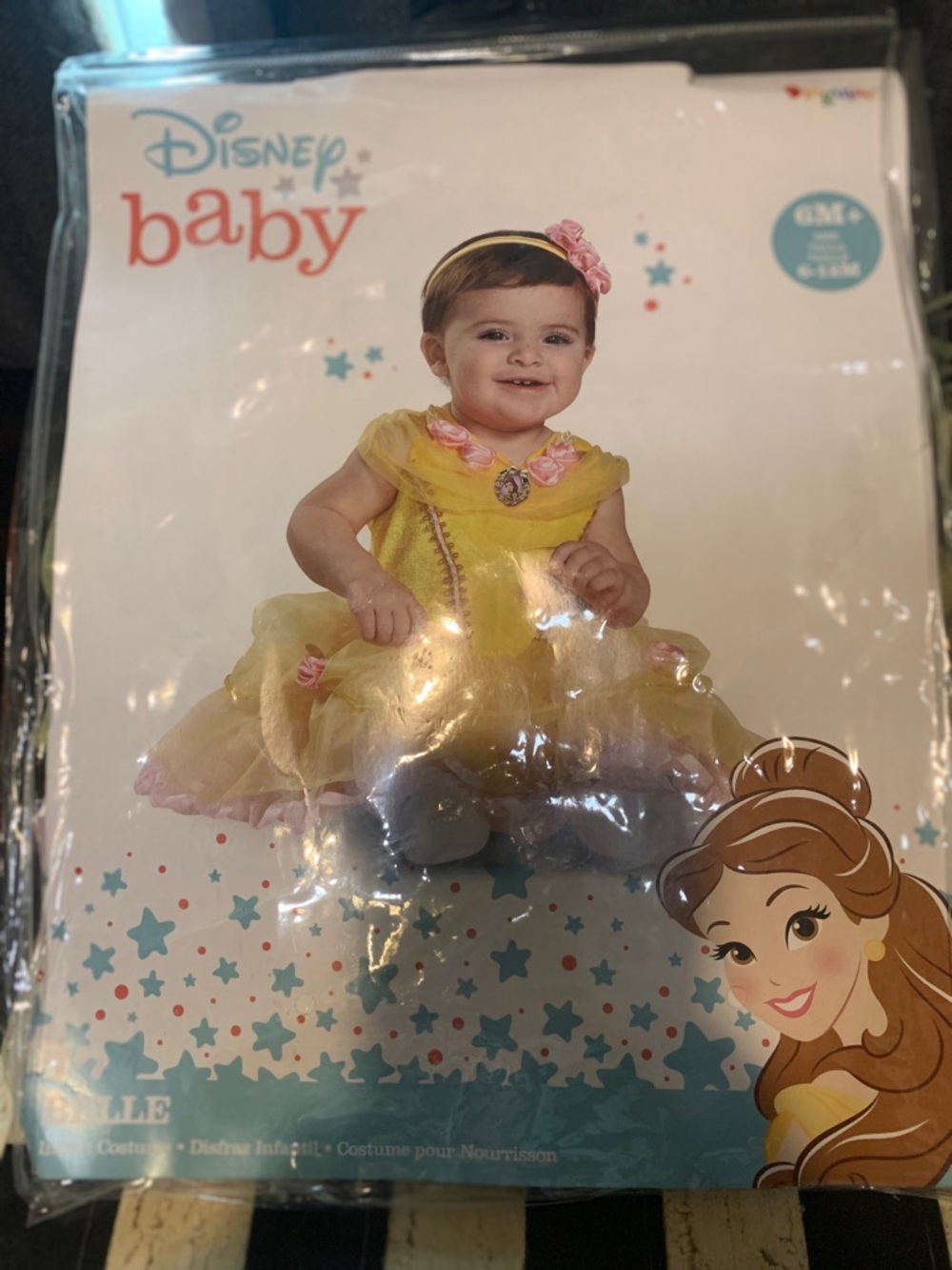 Carter's Yellow and Pink Baby Belle Princess Costume